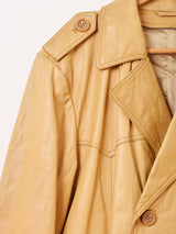 レザー トレンチコート