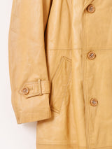 レザー トレンチコート