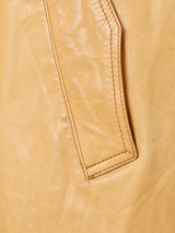 レザー トレンチコート