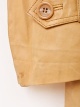 レザー トレンチコート