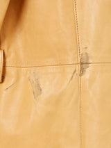 レザー トレンチコート