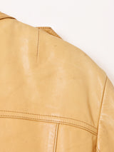 レザー トレンチコート