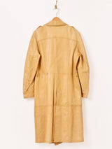 レザー トレンチコート