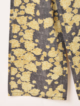 【2色展開】Elcamino 花柄 ワイドデニムパンツ