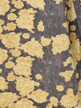 【2色展開】Elcamino 花柄 ワイドデニムパンツ