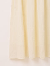 Meridian フロントレース 織柄 キャミソールワンピース