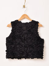 【3色展開】Meridian ローズ ノースリーブトップス