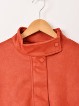 【2色展開】Elcamino フェイクスエード ショートブルゾン