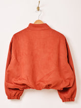 【2色展開】Elcamino フェイクスエード ショートブルゾン