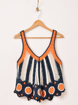 Elcamino デザイン クロシェ キャミソール