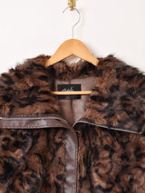 【2色展開】Meridian ミックス フェイクファー ジャケット