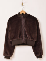 【2色展開】Meridian フェイクファー ショートブルゾン