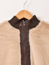 【2色展開】Meridian フェイクファー ショートブルゾン