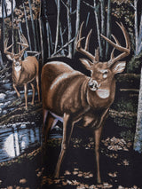 90's Made in USA ヘンリーネック アニマル スウェットシャツ