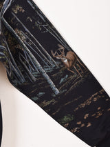 90's Made in USA ヘンリーネック アニマル スウェットシャツ