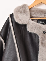 【3色展開】Meridian フェイクムートン ジャケット