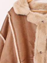 【3色展開】Meridian フェイクムートン ジャケット