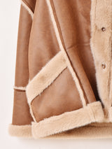 【3色展開】Meridian フェイクムートン ジャケット