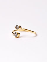 ストーン ヘリックス ゴールドリング