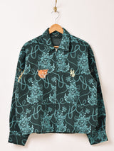 Backers 花柄 ゴブラン織り ベトジャンタイプ ジャケット