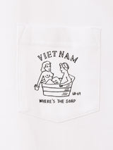 【2色展開】 プリント ポケットTシャツ「VIETNAM」