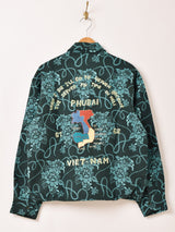 Backers 花柄 ゴブラン織り ベトジャンタイプ ジャケット