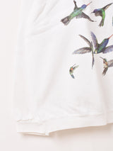 90's Made in USA バードプリント スウェットシャツ