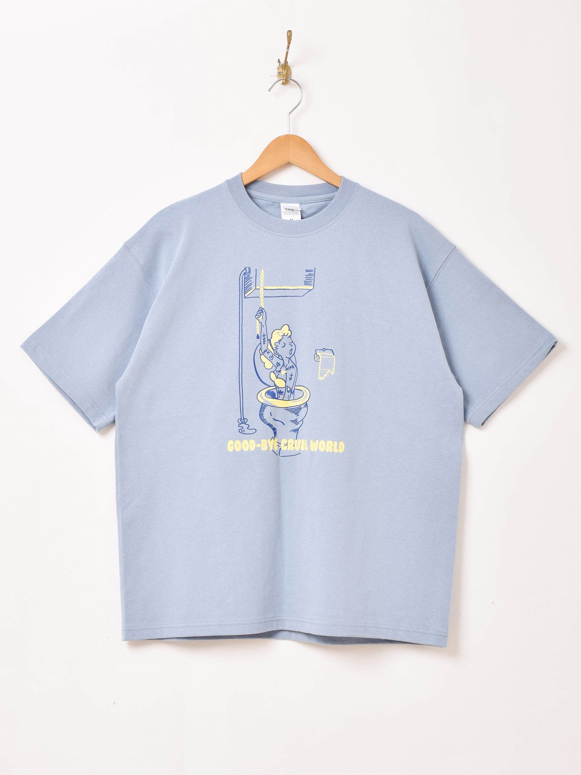 2色展開】 プリントTシャツ「GOOD-BYE CRUEL WORLD」 – 古着屋Top of