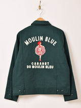 【2色展開】Backers 刺繍入り ジャケット「MOULIN BLUE」