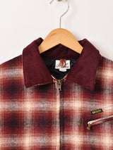 【3色展開】Backers 中綿入り チェック柄 ワークジャケット