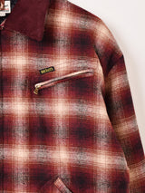 【3色展開】Backers 中綿入り チェック柄 ワークジャケット