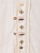 刺繍入り長袖 チロルシャツ