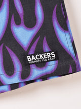 【2色展開】Backers ファイヤーパターン ショートパンツ