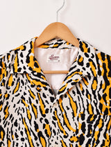 【2色展開】Backers レオパード柄 コーデュロイ 長袖シャツ