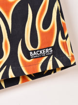 【2色展開】Backers ファイヤーパターン ショートパンツ