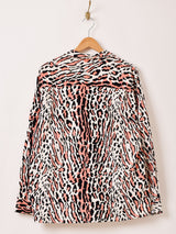 【2色展開】Backers レオパード柄 コーデュロイ 長袖シャツ