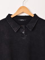 Meridian ウォッシュ風 ポロシャツ