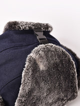 【7色展開】ウール混 フライトキャップ