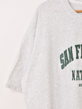 【2色展開】 刺繍入り ビッグTシャツ「SAN FRANCISCO」