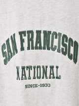 【2色展開】 刺繍入り ビッグTシャツ「SAN FRANCISCO」