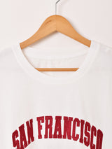 【2色展開】 刺繍入り ビッグTシャツ「SAN FRANCISCO」