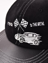 刺繍入り コーデュロイ キャップ「PUT THE PEDAL」