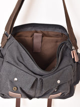 【2色展開】キャンバス ショルダーバッグ