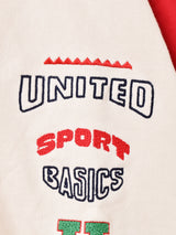 レタードデザイン スウェットカーディガン