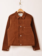 【2色展開】Backers 1stタイプ フェイクスエード ジャケット