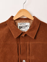 【2色展開】Backers 1stタイプ フェイクスエード ジャケット