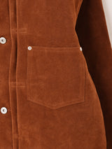 【2色展開】Backers 1stタイプ フェイクスエード ジャケット