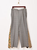 リメイク ドッキングネクタイ フレアパンツ W34