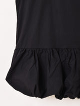 【2色展開】Meridian バルーン ノースリーブ ミニワンピース