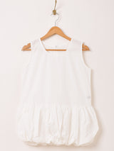 【2色展開】Meridian バルーン ノースリーブ ミニワンピース